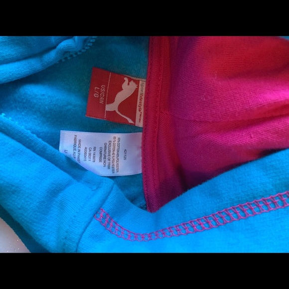 Puma Girls Zip up Sweater - Picture 4 of 4